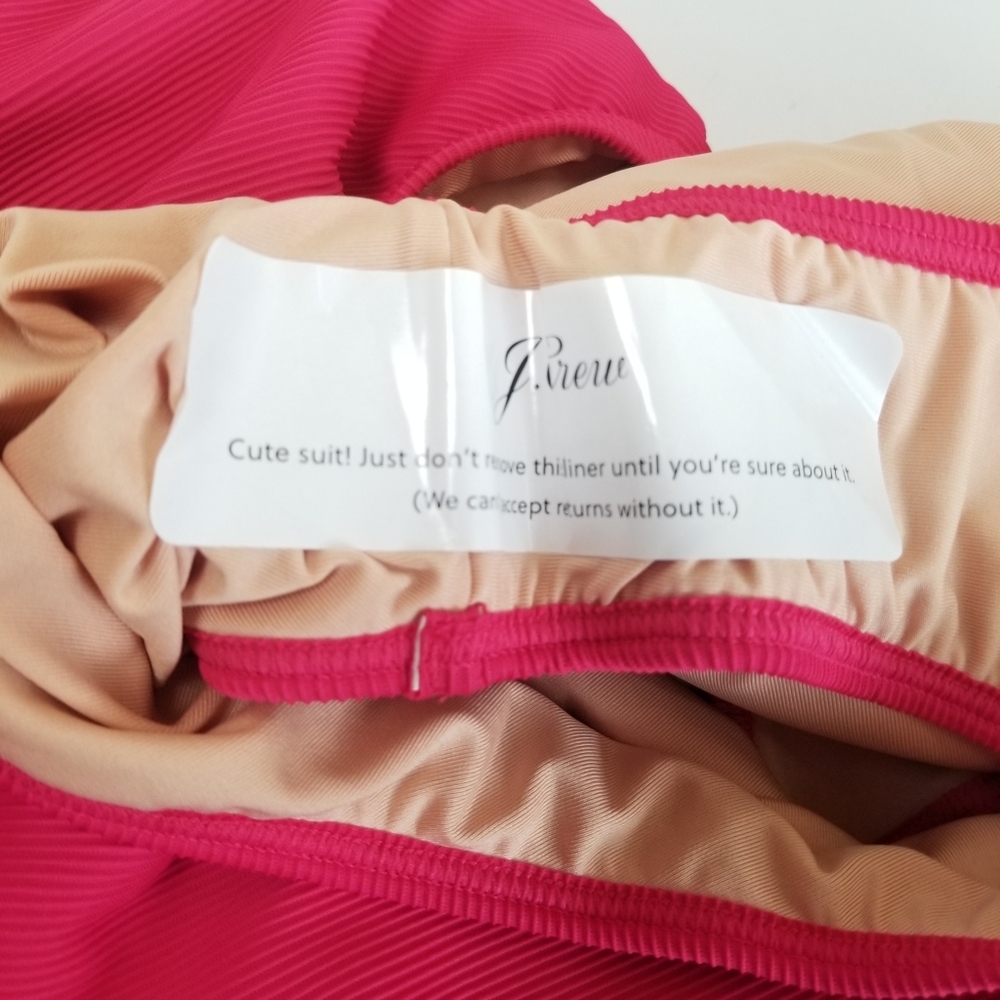 J Crew Ribbed One Strap One Piece Swimsuit Plus Size 24 NWT - Picture 8 of 9